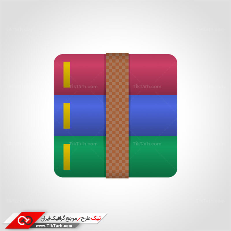 طرح گرافیکی آیکون فایل ZIP