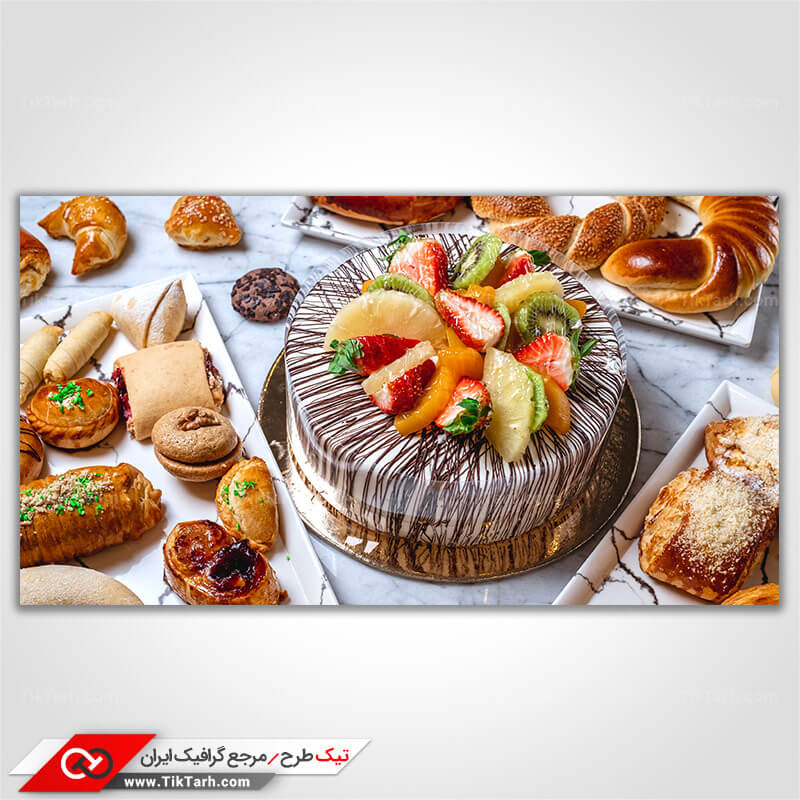 تصویر باکیفیت کیک تولد