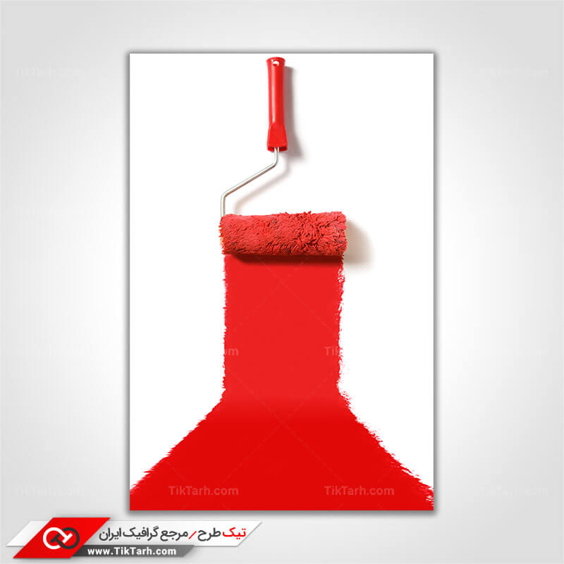 دانلود عکس با کیفیت غلطک رنگ