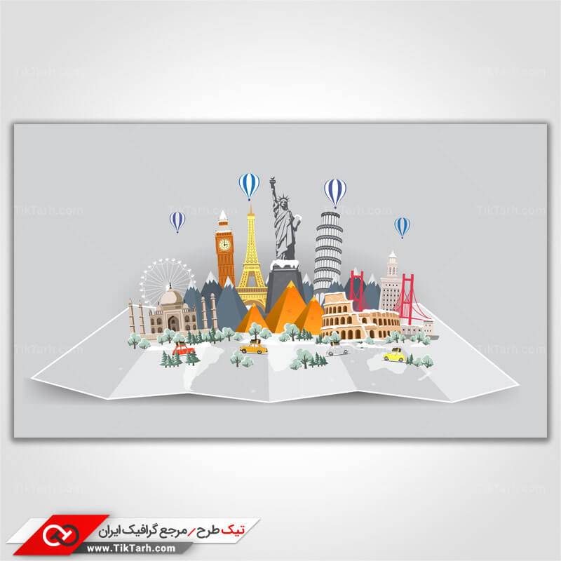 پس زمینه طراحی انواع برج ها با زمینه طوسی