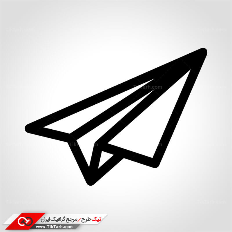 دانلود کلیپ آرت هواپیما کاغذی