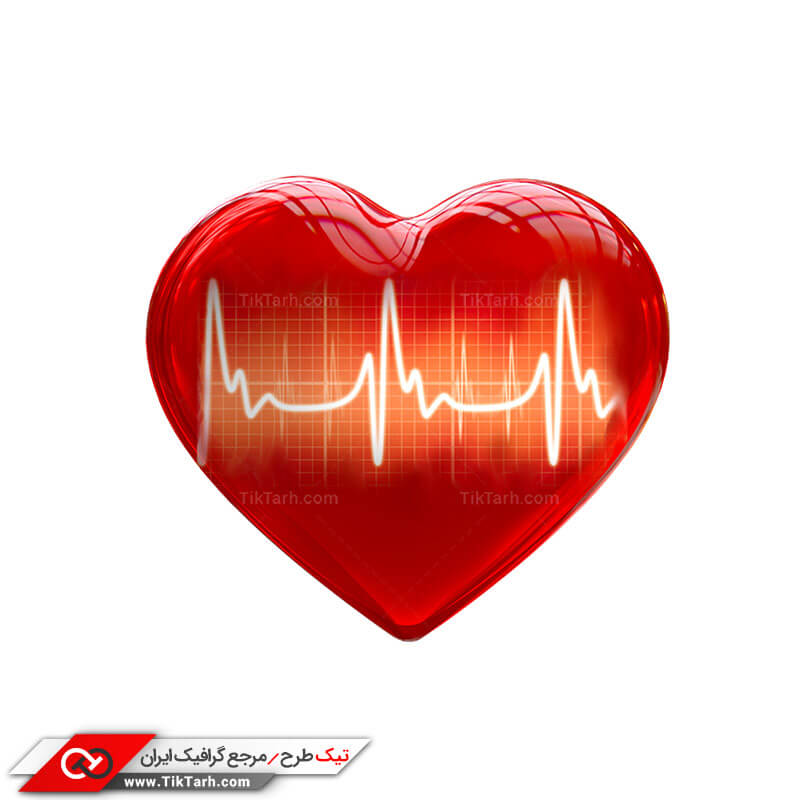 دانلود طرح لایه باز کلیپ آرت قلب قرمز