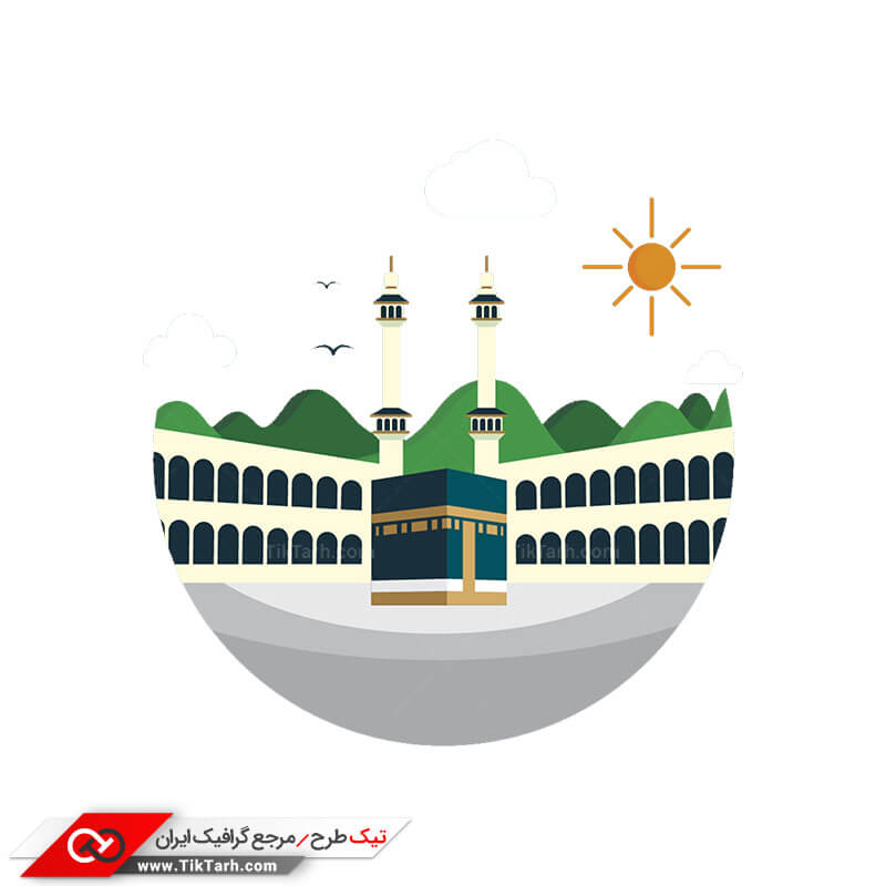 طرح آماده کلیپ آرت مذهبی مکه