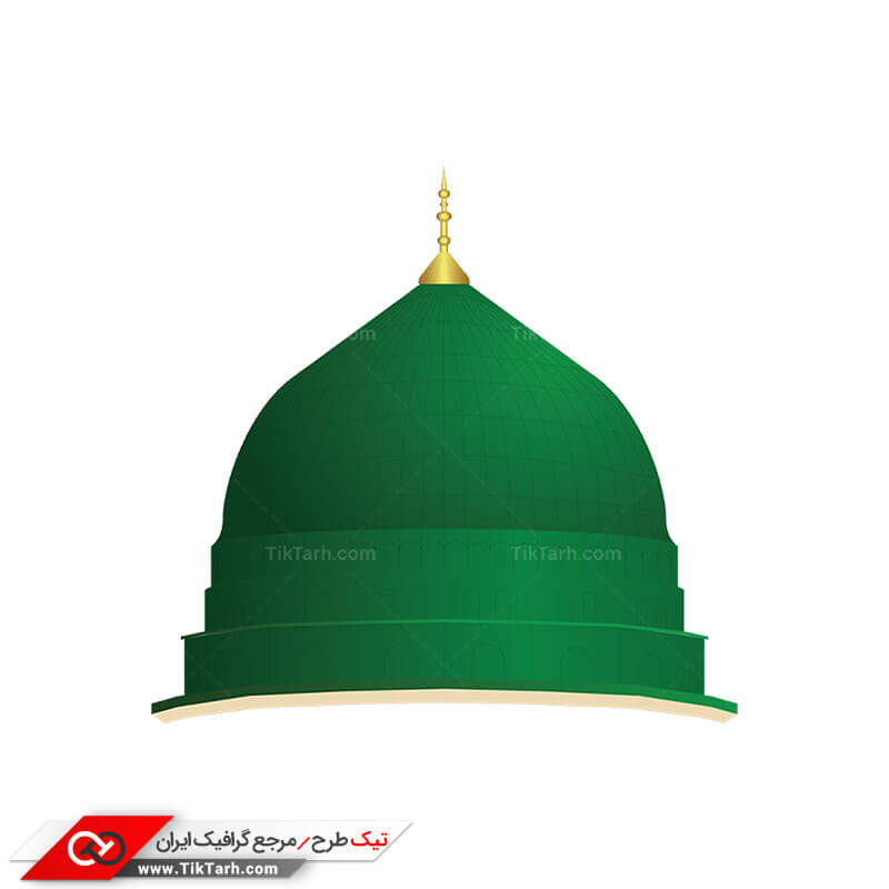 طرح آماده کلیپ آرت مذهبی گنبد مسجد النبی