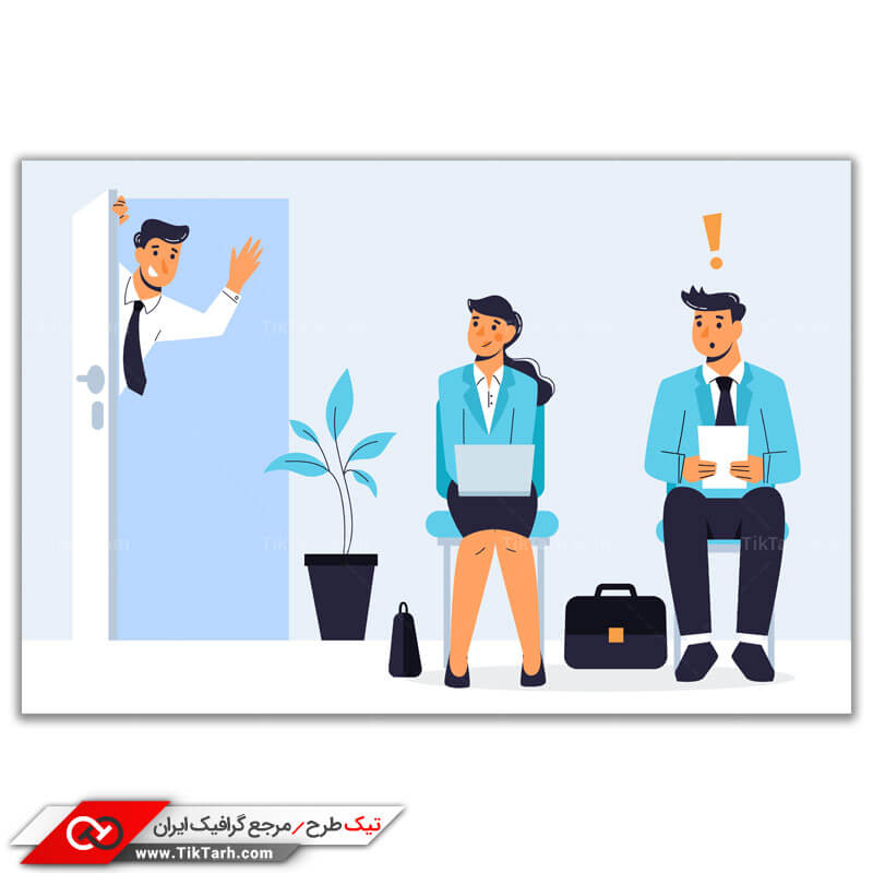 دانلود وکتور مفهومی استخدام