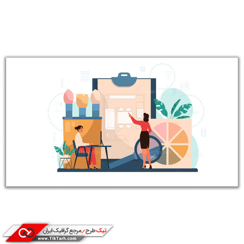 دانلود وکتور مفهومی طراحی گرافیک