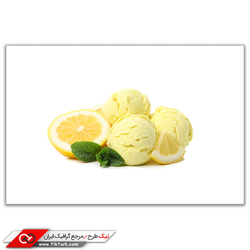 تصویر باکیفیت بستنی لیمویی