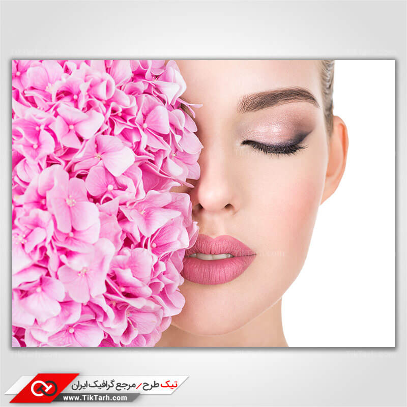 تصویر با کیفیت آرایش چهره