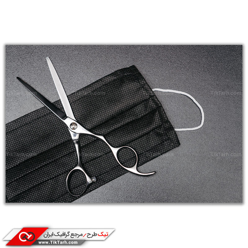 دانلود تصویر لارج فرمت قیچی و ماسک