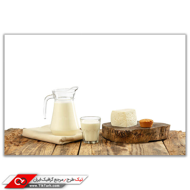 دانلود عکس با کیفیت پنیر و شیر