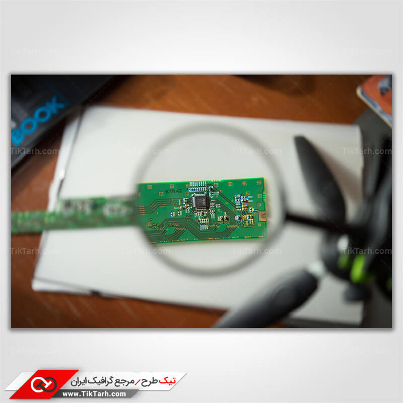 تصویر باکیفیت از اجزای داخلی کامپیوتر و موبایل