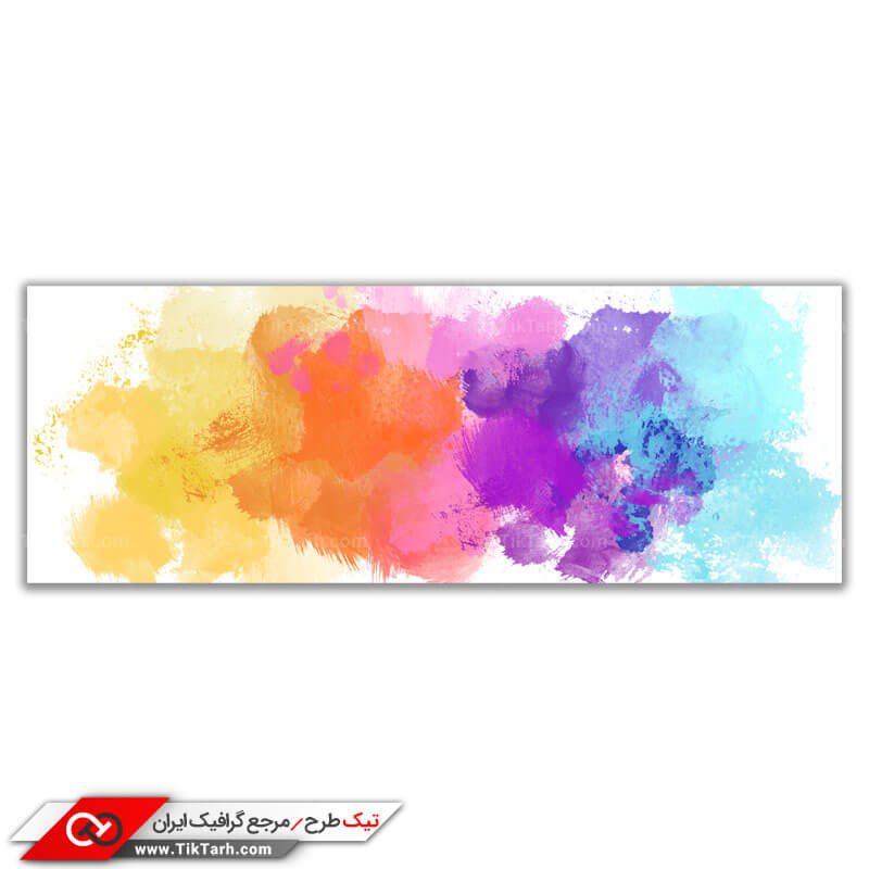 پس زمینه طراحی با تم رنگارنگ