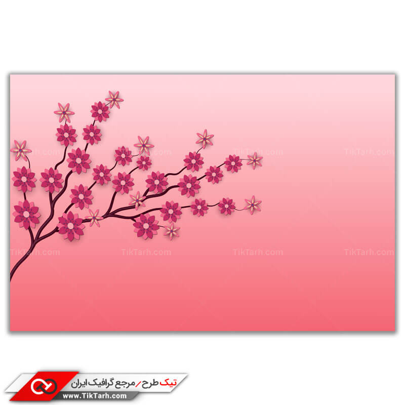 دانلود پس زمینه طراحی شکوفه