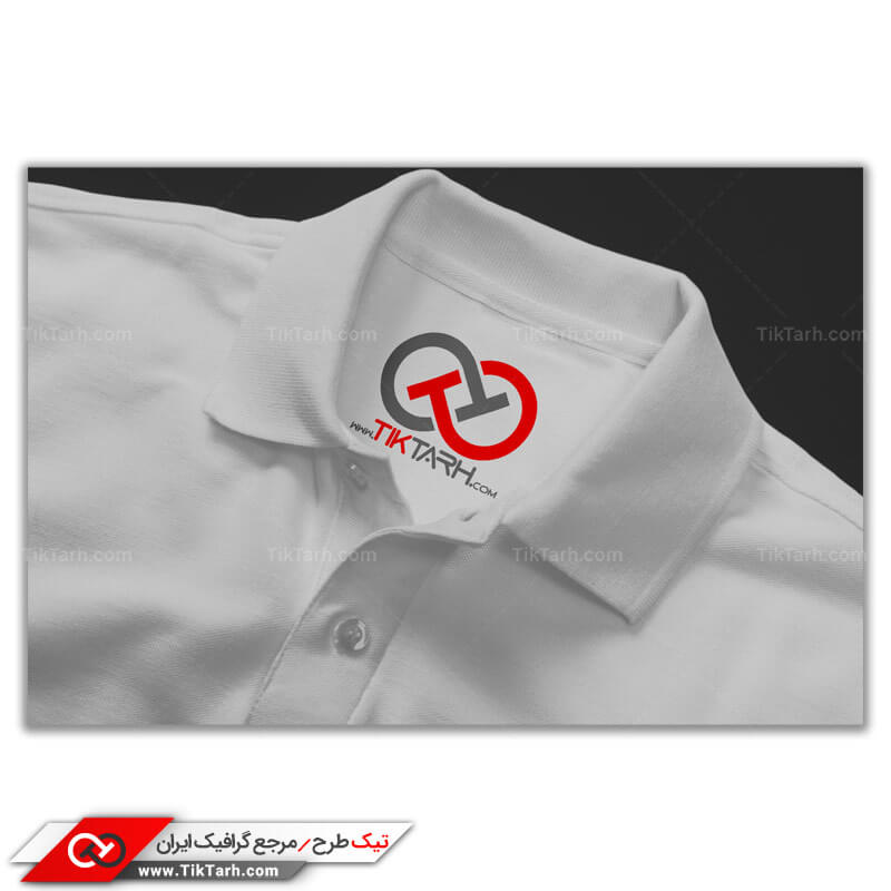 دانلود موکاپ تیشرت یقه دار