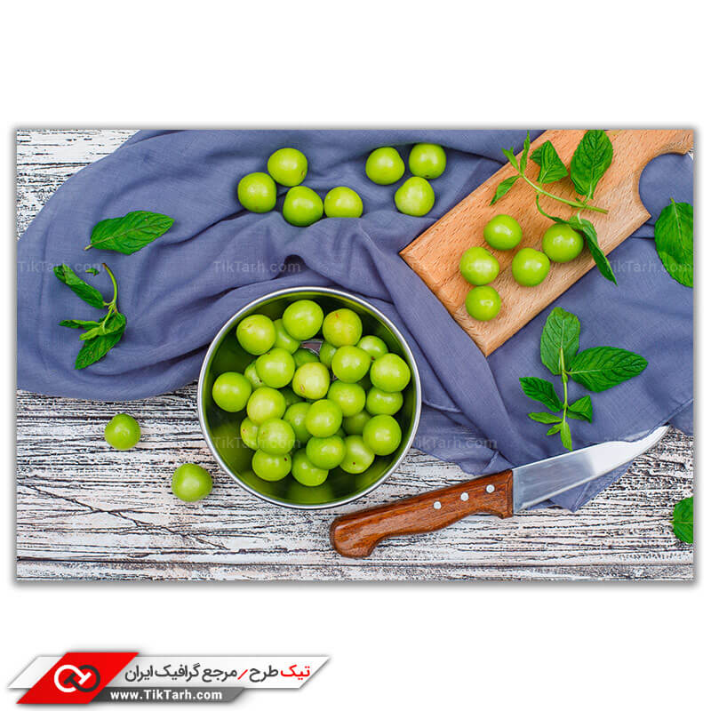تصویر لارج فرمت آلوچه جنگلی
