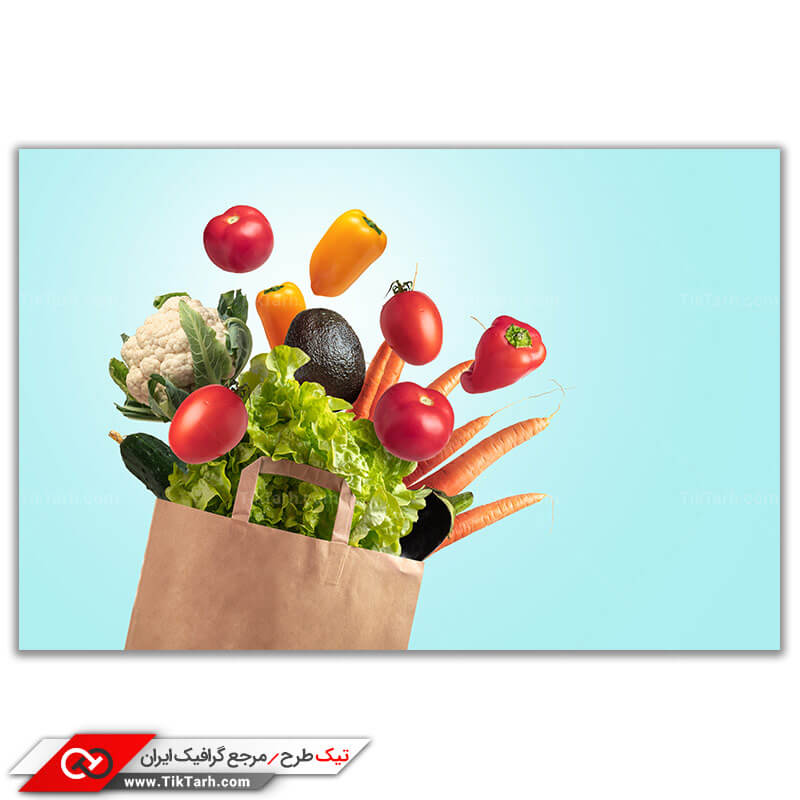 عکس لارج فرمت از صیفی جات