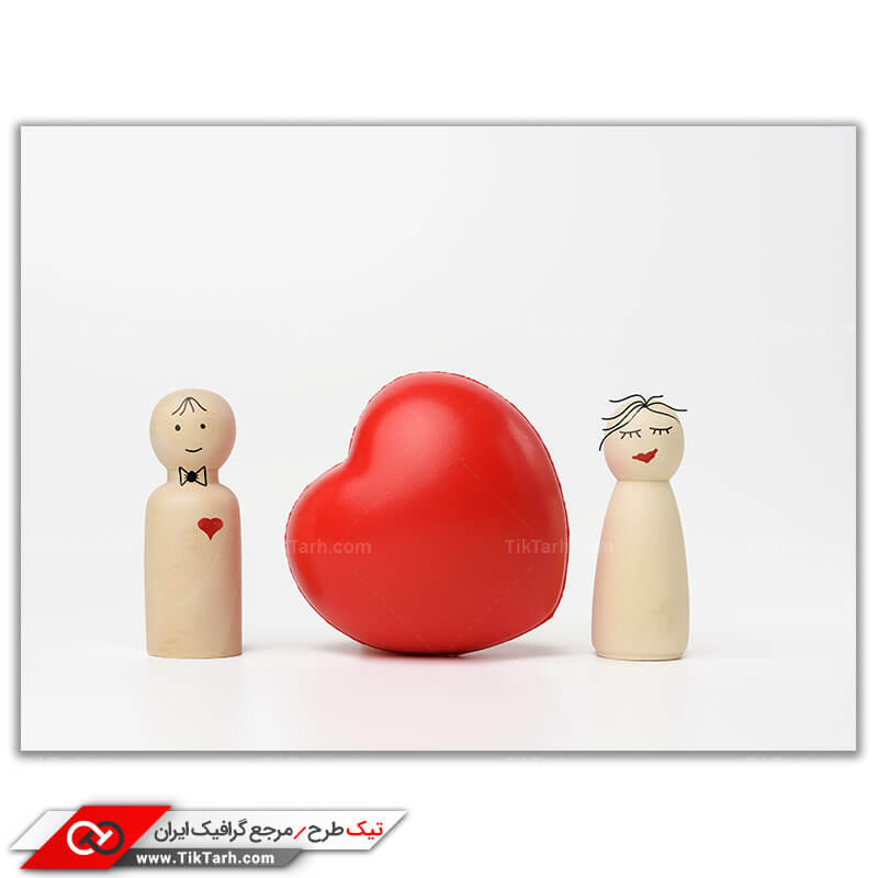 دانلود تصویر با کیفیت قلب و آدمک ها