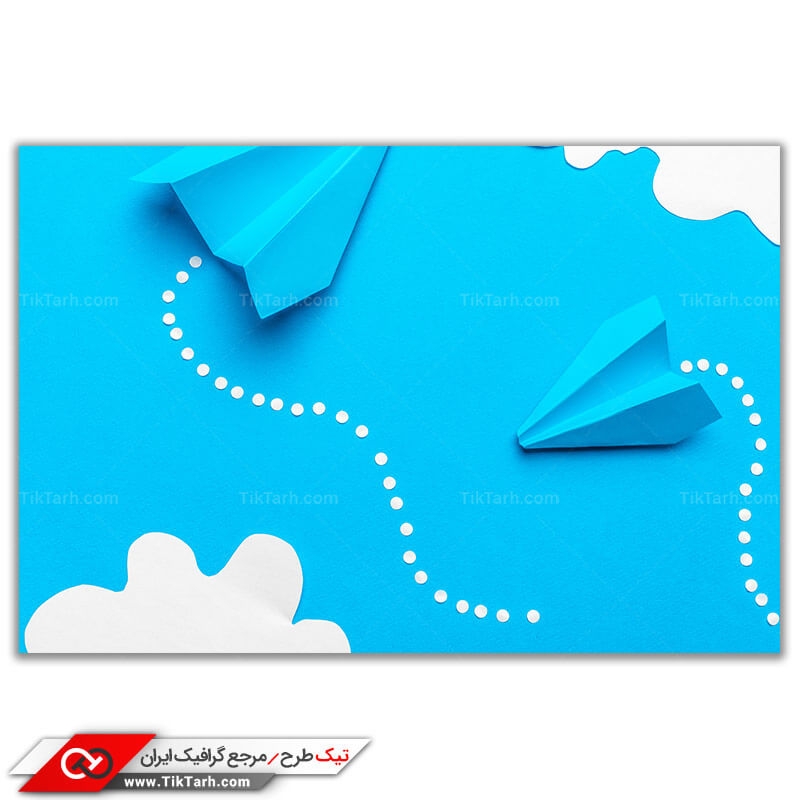 تصویر لارج فرمت موشک کاغذی