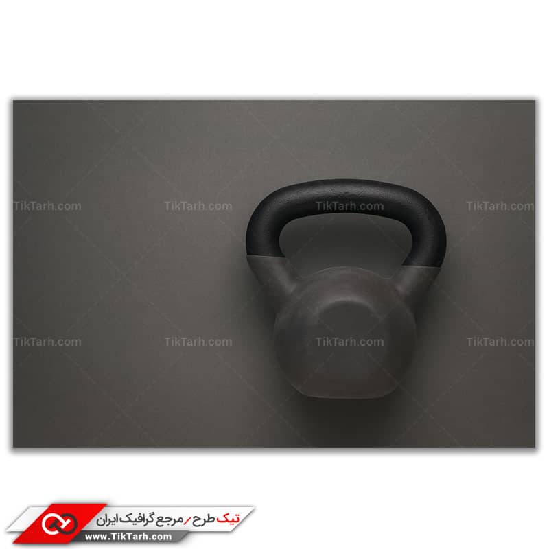 عکس باکیفیت از وزنه ی مشکی بدنسازی