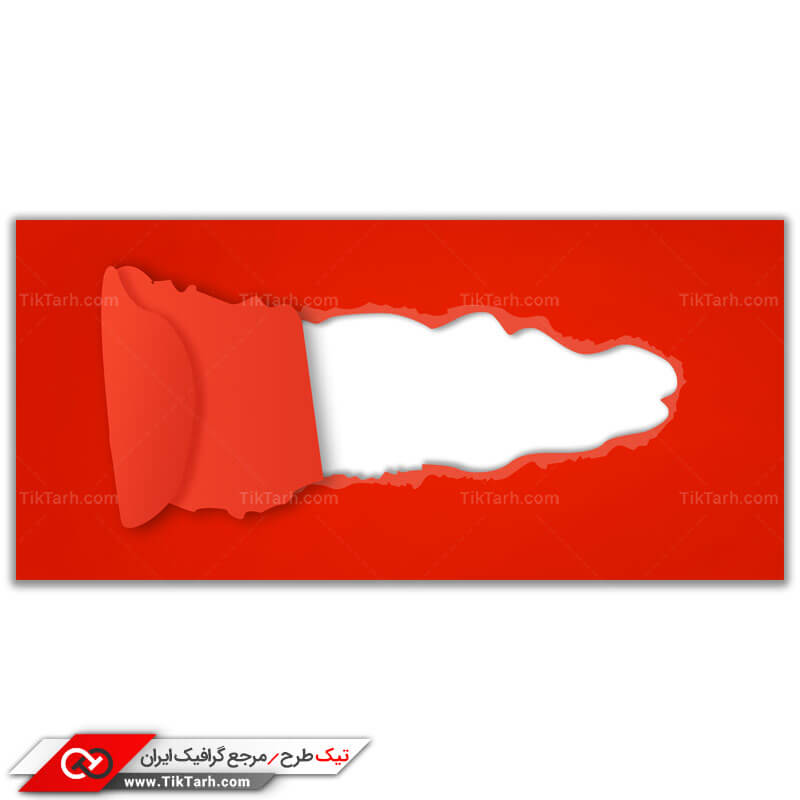 پس زمینه طراحی کادر موضوع به رنگ قرمز