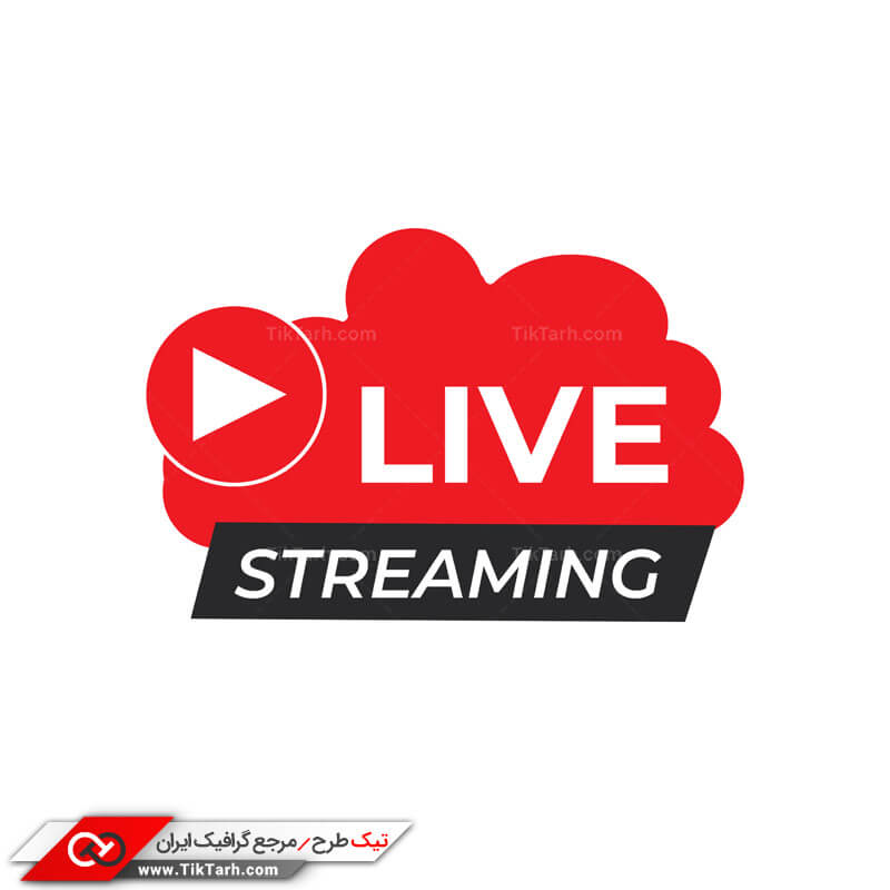 دانلود طرح لایه باز دکمه پخش زنده