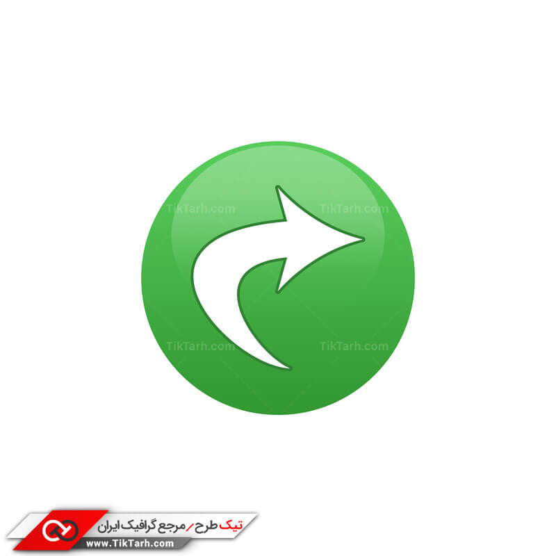 طرح لایه باز دکمه فوروارد