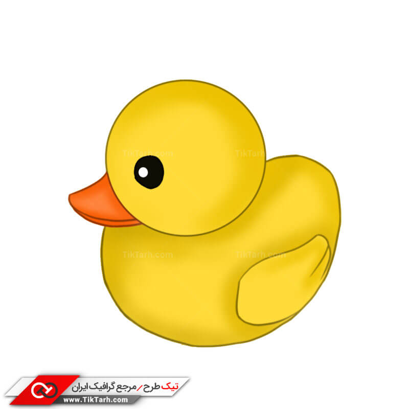 طرح کلیپ آرت عروسک اردک