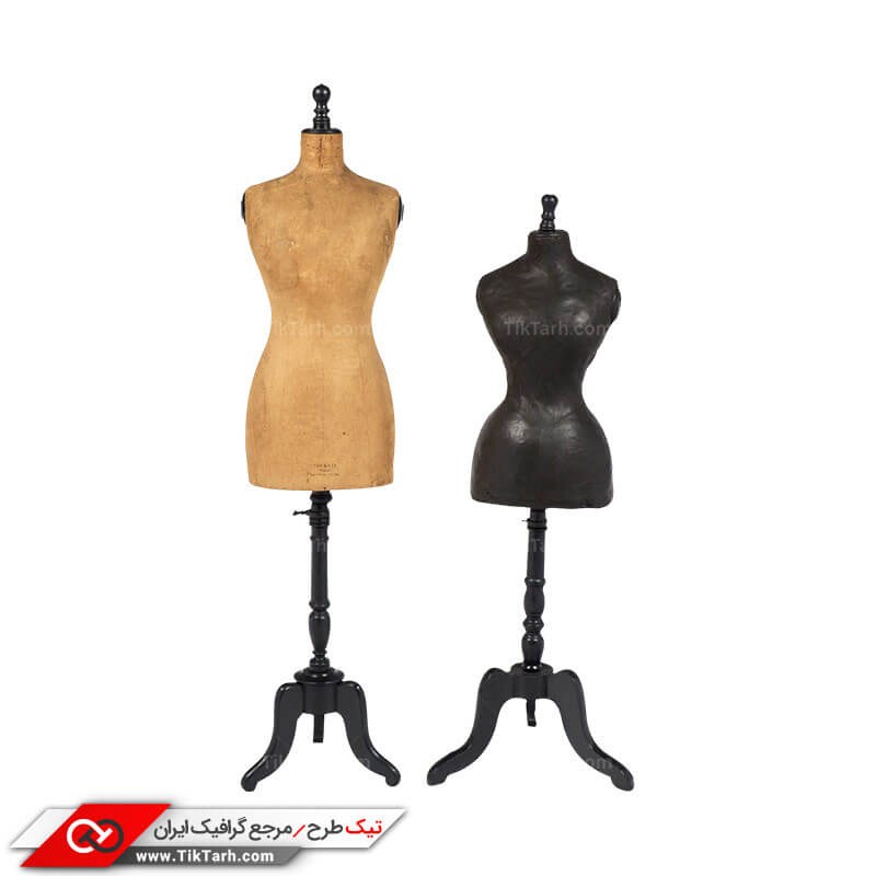 طرح گرافیکی مانکن های لباس زنانه