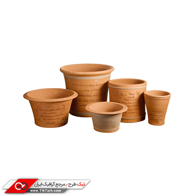 طرح گلدان های سفالی
