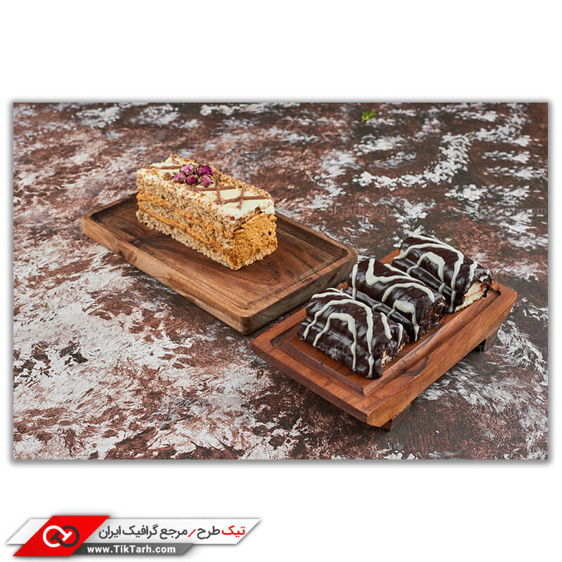 تصویر باکیفیت پخت کیک های شکلاتی
