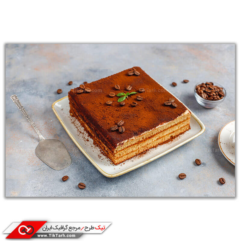 دانلود تصویر باکیفیت کیک قهوه