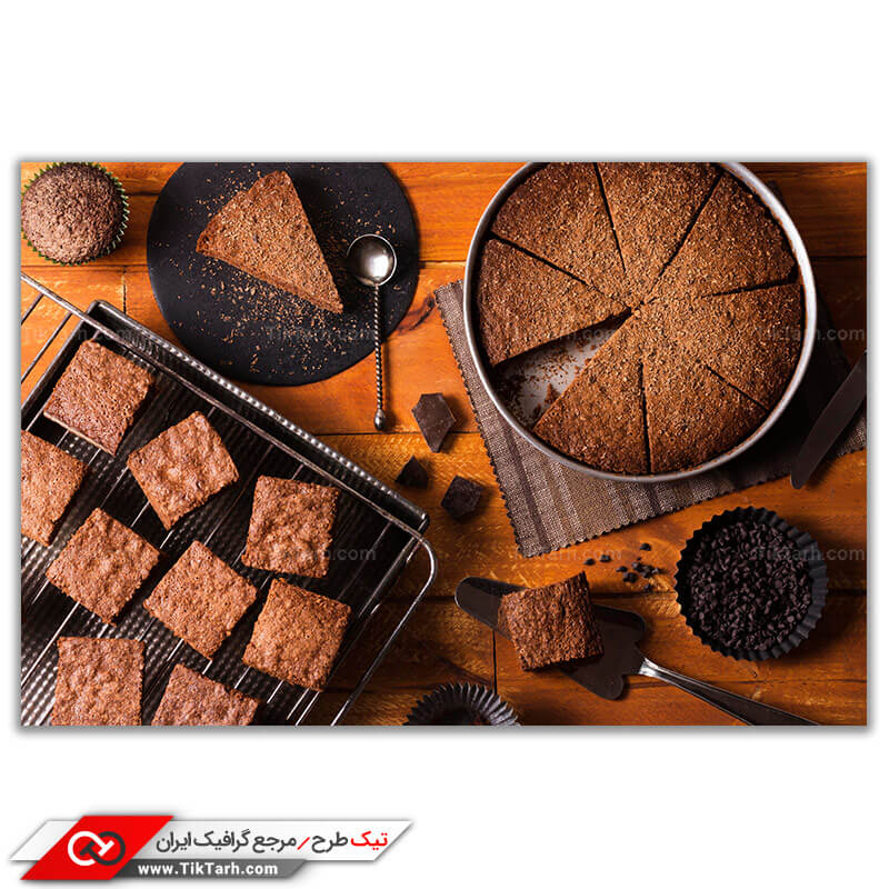 دانلود تصویر کیک کاکائویی