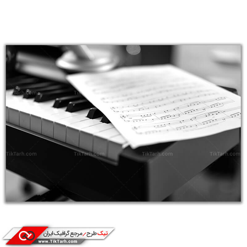 دانلود عکس لارج فرمت دکمه های پیانو