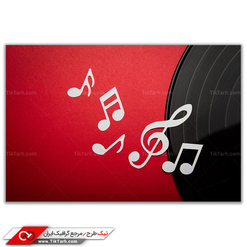 عکس باکیفیت نت وصفحه گرامافون