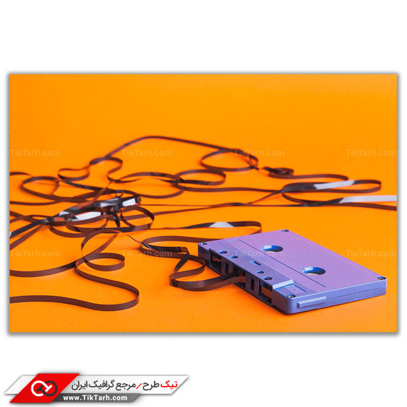 عکس لارج فرمت نوار کاست معیوب