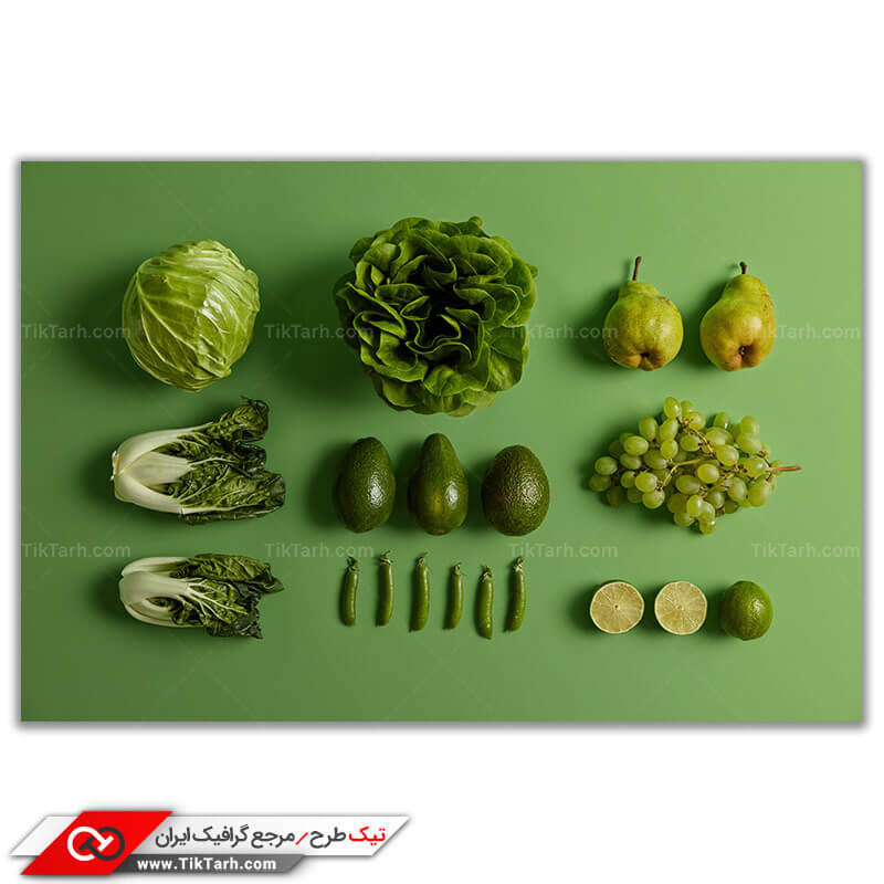 دانلود تصویر لارج فرمت سبزیجات و میوه ها