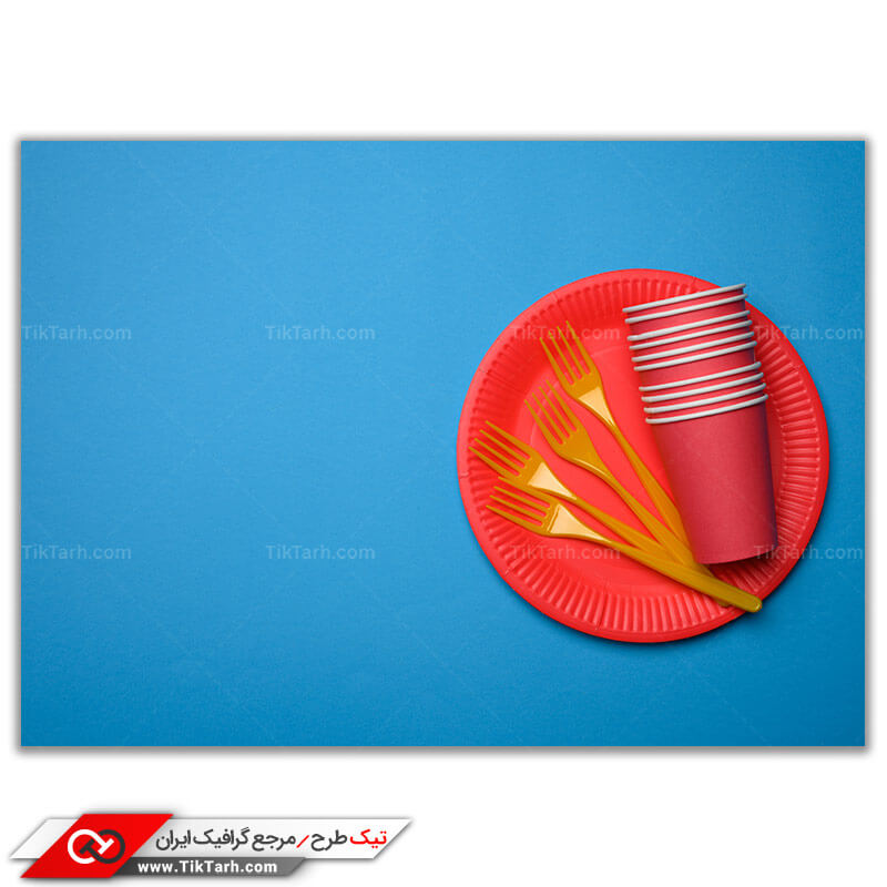 دانلود عکس گرافیکی ظروف یکبار مصرف