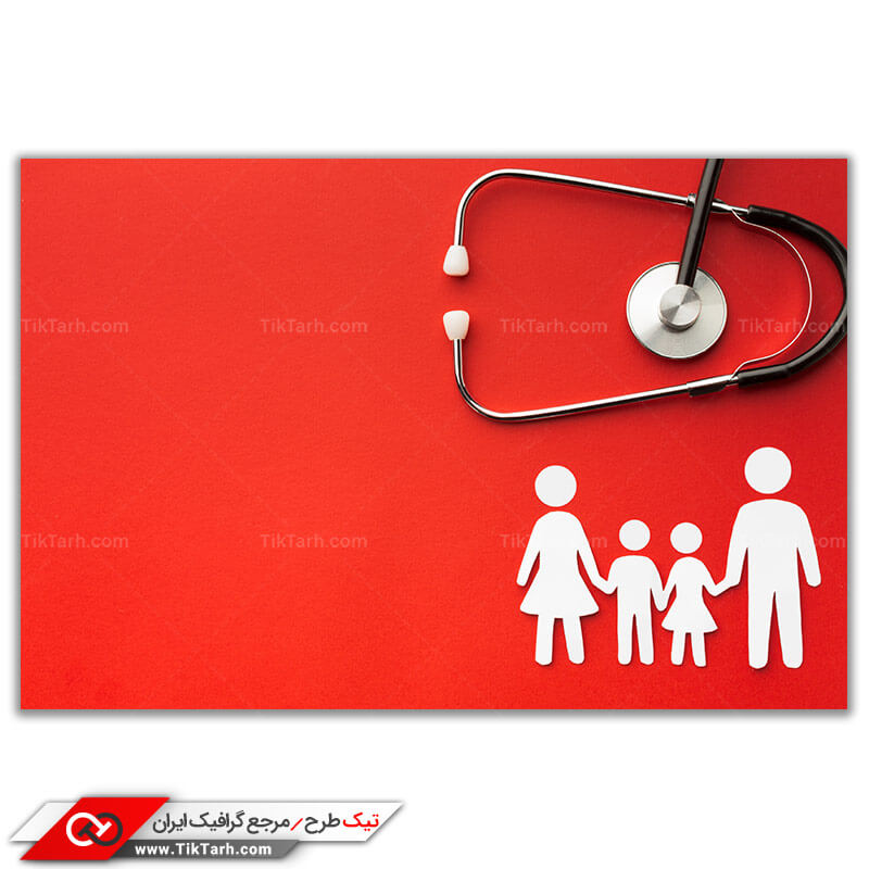 دانلود تصویر با کیفیت گوشی پزشکی با طرح خانواده
