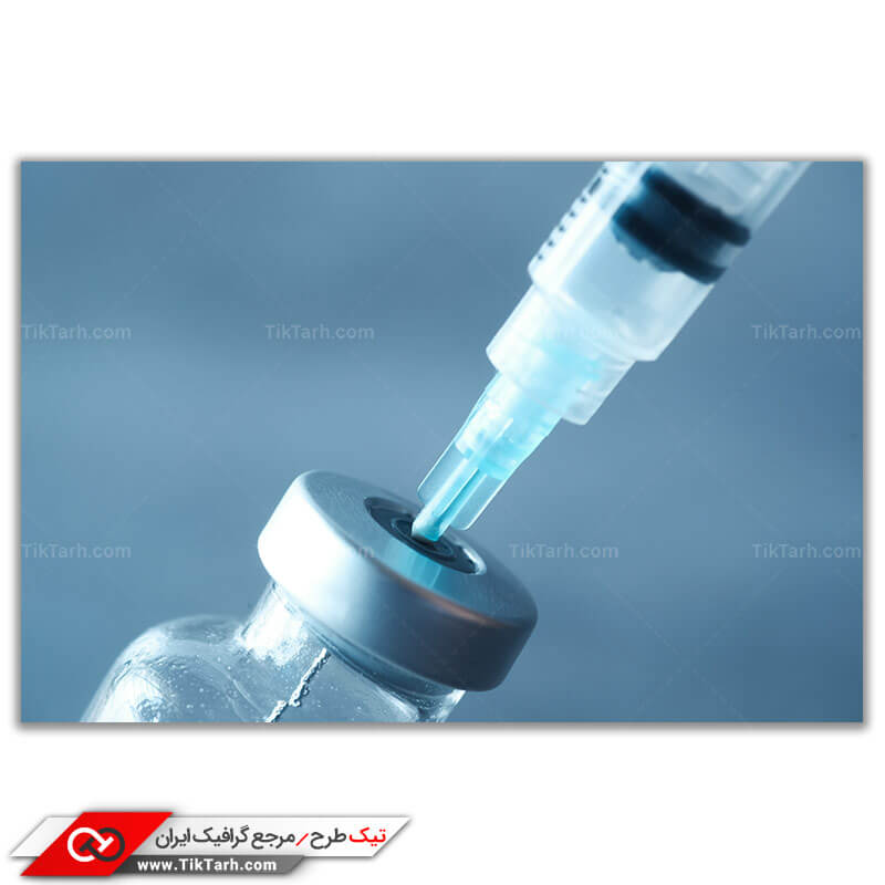 دانلود تصویر باکیفیت آمپول از نمای نزدیک