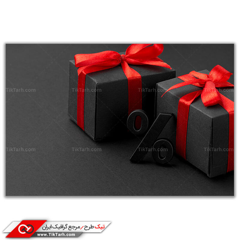 تصویر باکیفیت گرافیکی جعبه های کادو