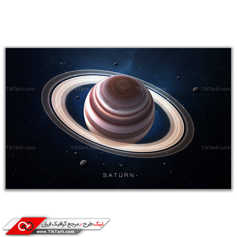 تصویر با کیفیت گرافیکی زحل