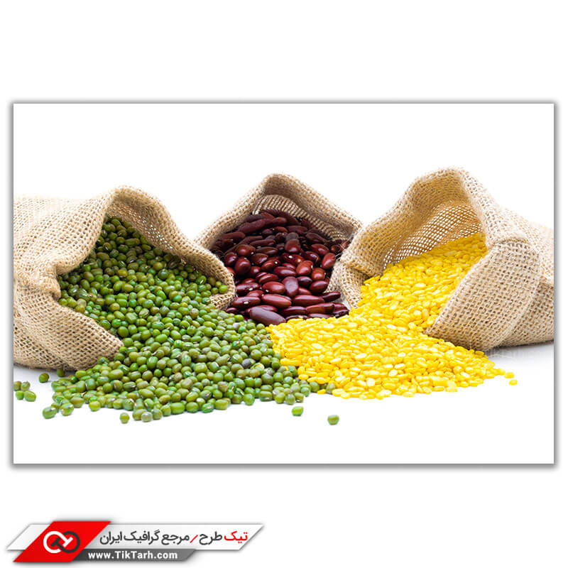 عکس گرافیکی لارج فرمت انواع حبوبات