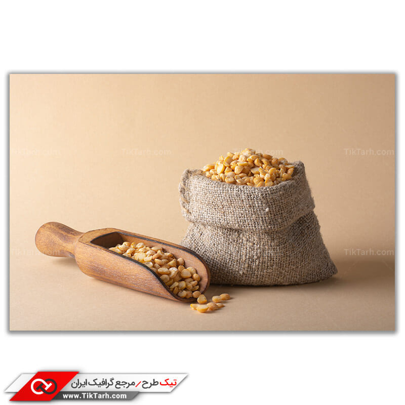 عکس گرافیکی لارج فرمت لپه با گونی
