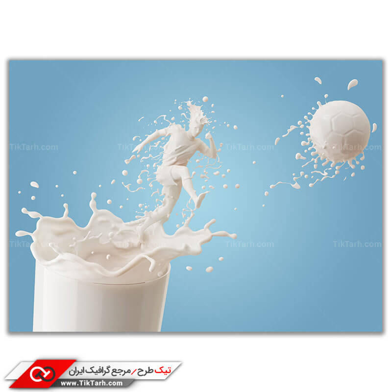 عکس باکیفیت و نمادین ورزشکار باشیر