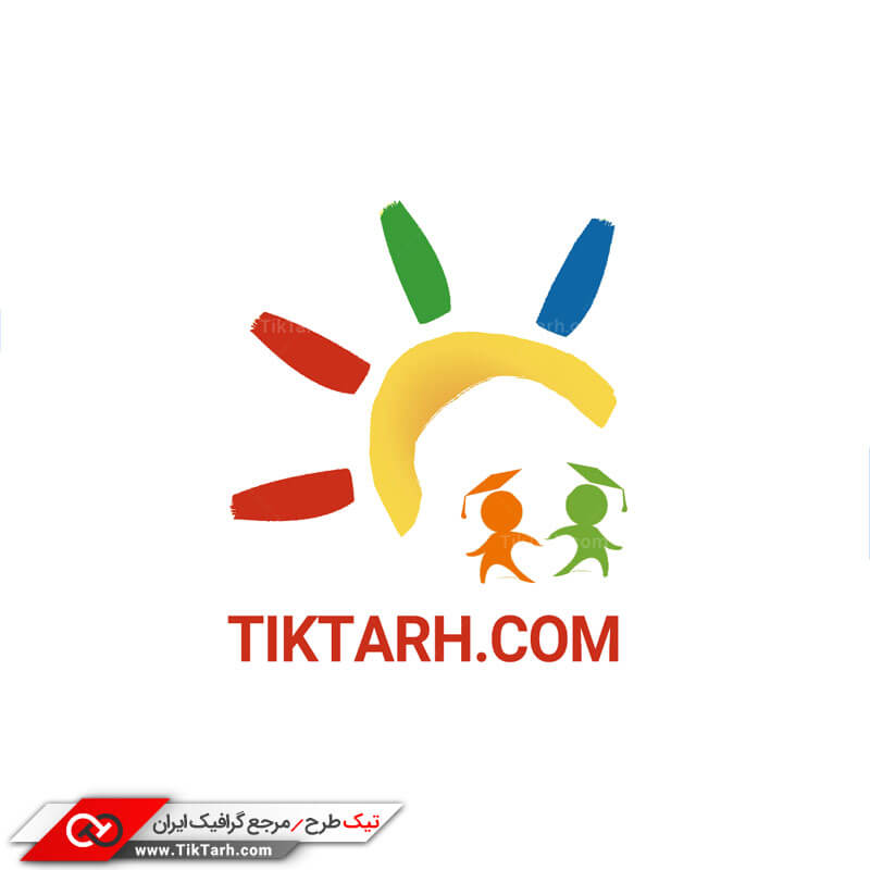 طرح لایه باز لوگو مهدکودک