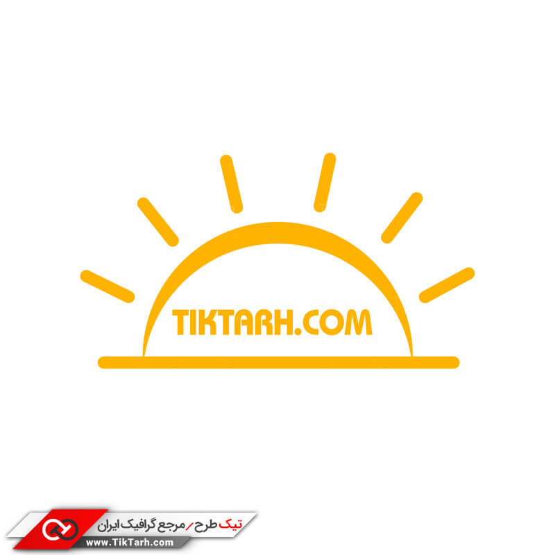 دانلود طرح لایه باز لوگو خورشید