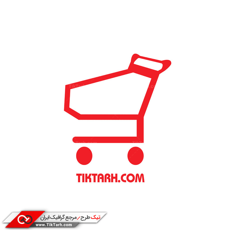 طرح لایه باز با کیفیت لوگو سبد خرید