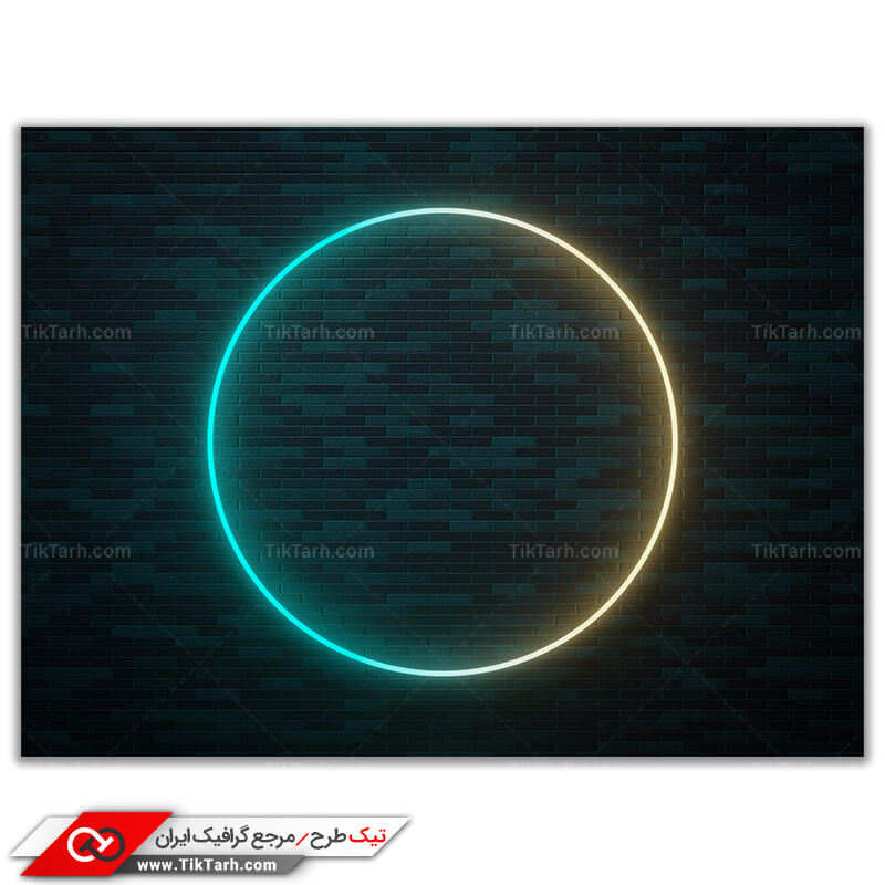 تصویر باکیفیت دایره نوری رنگین