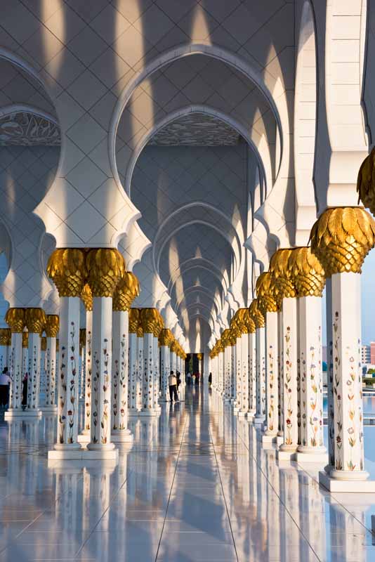 دانلود تصویر باکیفیت مسجد سفید ابوظبی