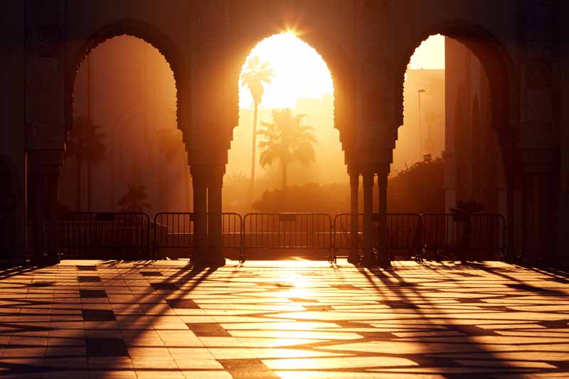 تصویر باکیفیت مسجد حسن مراکش